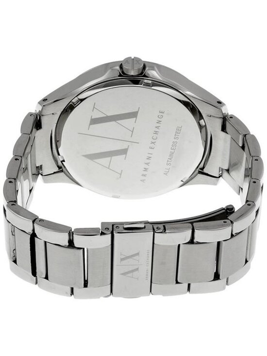 NWT Armani Exchange Black Dial Stainless Steel Men\'s Watch